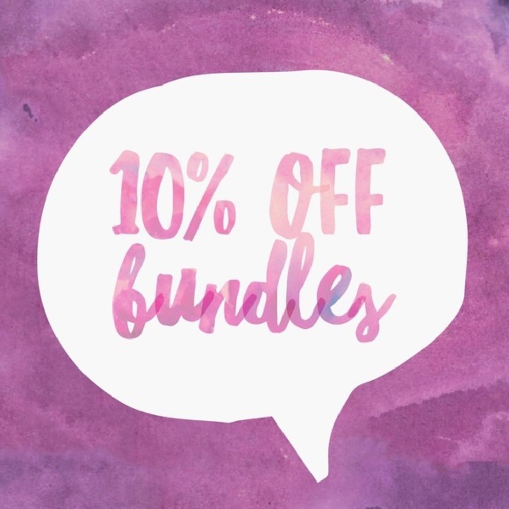 10% off bundles of 2 items or more 💰